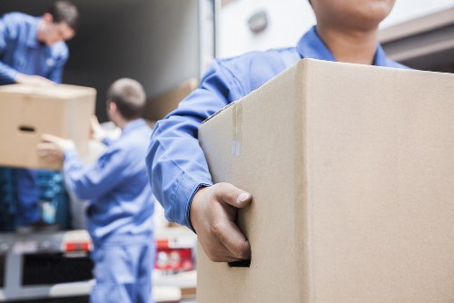 Commercial moving team planning an office relocation in Acton