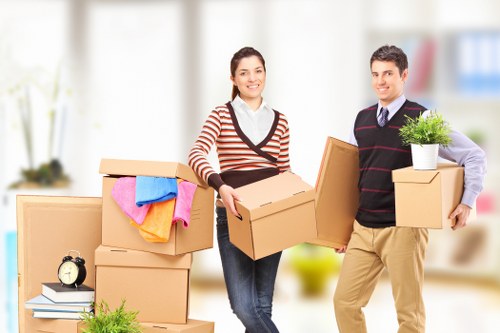 Flexible Acton moving service transporting boxes and furniture