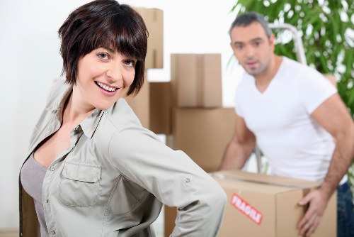 Team member assessing a moving service complaint